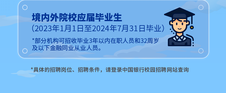 中国银行2024年全球校园招聘正式启动7